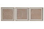 DKD Home Decor Cuadro MDF Yeso 3D Surtido 25x2,2x25 cm