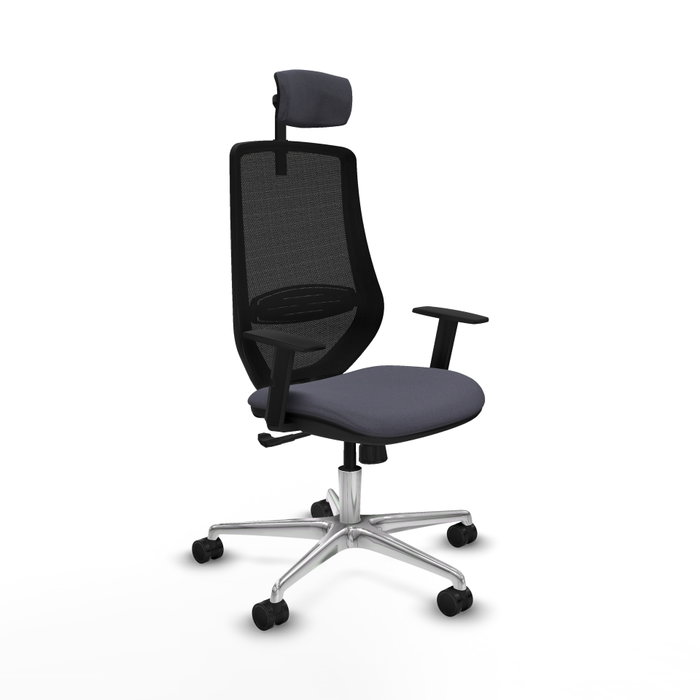 PIQUERAS Y CRESPO Silla de oficina Mardos con mecanismo Sincro, Gris oscuro y Negro PIQUERAS Y CRESPO Silla de oficina Mardos con mecanismo Sincro, Gris oscuro y Negro