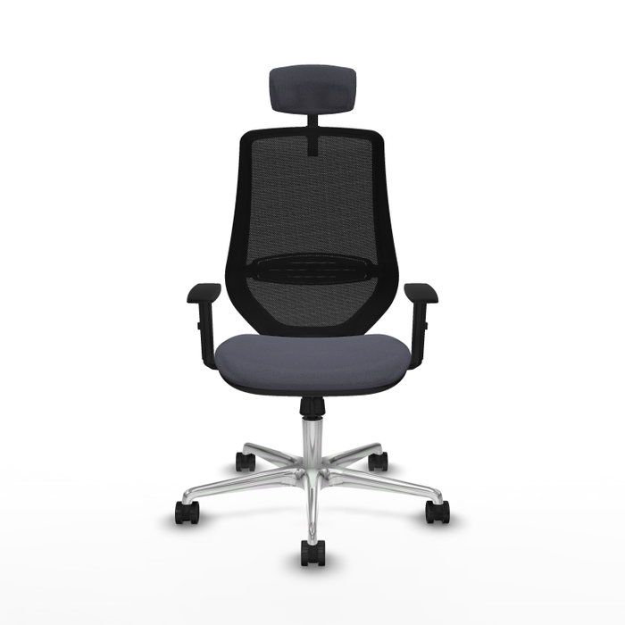 PIQUERAS Y CRESPO Silla de oficina Mardos con mecanismo Sincro, Gris oscuro y Negro PIQUERAS Y CRESPO Silla de oficina Mardos con mecanismo Sincro, Gris oscuro y Negro