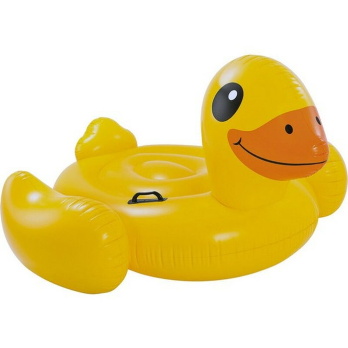 Intex Colchoneta Hinchable Donut de Colores 144 cm