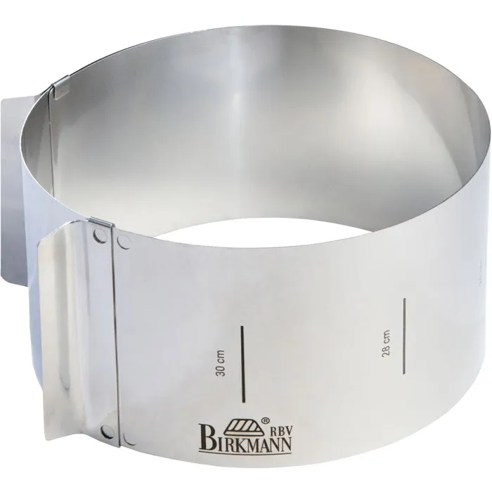 Birkmann Aro para hornear Easy Hoking Ø18-30 cm, H 10 cm - Acero - BIR4026883429314 Birkmann Aro para hornear Easy Hoking Ø18-30 cm, H 10 cm - Acero - BIR4026883429314