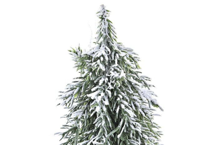 DKD Home Decor Árbol de Navidad Tradicional Verde Blanco PVC 20 x 28 x 20 cm (4 Unidades) DKD Home Decor Árbol de Navidad Tradicional Verde Blanco PVC 20 x 28 x 20 cm (4 Unidades)