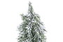 DKD Home Decor Árbol de Navidad Tradicional Verde Blanco PVC 20 x 28 x 20 cm (4 Unidades)