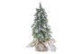 DKD Home Decor Árbol de Navidad Tradicional Verde Blanco PVC 20 x 28 x 20 cm (4 Unidades)