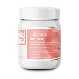 Herbora Colágeno Belleza Fresa 350g - Complemento Alimenticio con Colágeno Hidrolizado y Ácido Hialurónico