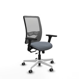 PIQUERAS Y CRESPO Silla de oficina Zulema Gris con mecanismo Sincro/Traslack