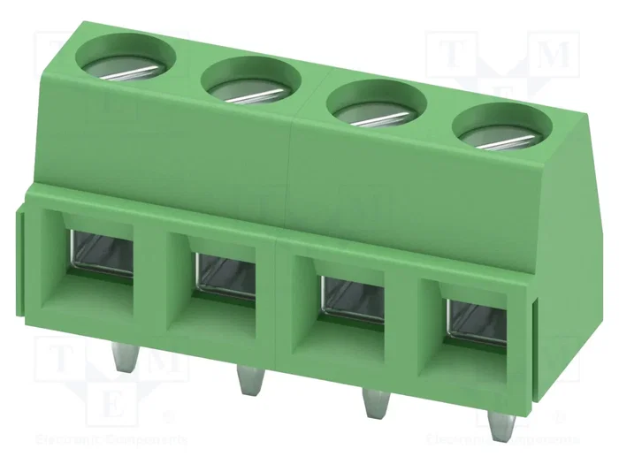 PHOENIX CONTACT MKDSN1.5/4-5.08 Listón para impresión de alimentación, 4 pines, 17,5A, 400V, verde PHOENIX CONTACT MKDSN1.5/4-5.08 Listón para impresión de alimentación, 4 pines, 17,5A, 400V, verde