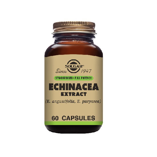 SOLGAR Echinacea 60 Cápsulas Vegetales con Extracto de Raíz Estandarizado SOLGAR Echinacea 60 Cápsulas Vegetales con Extracto de Raíz Estandarizado