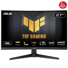 ASUS TUF Gaming VG27VQ3B Monitor Gaming 27 Pulgadas Curvo Full HD 180Hz 1ms Negro