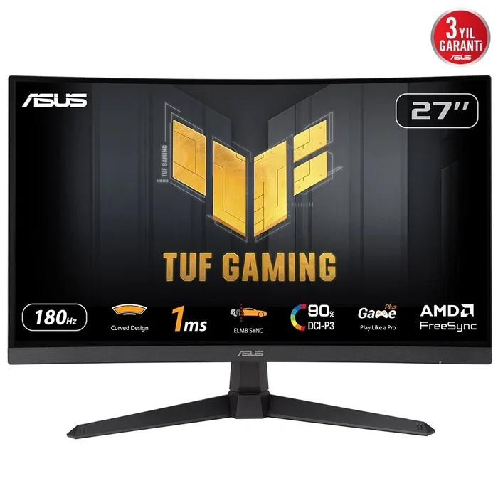 ASUS TUF Gaming VG27VQ3B Monitor Gaming Curvo 27 Pulgadas Full HD 180Hz ASUS TUF Gaming VG27VQ3B Monitor Gaming Curvo 27 Pulgadas Full HD 180Hz