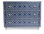 DKD Home Decor Mesa de Centro de Mango y Hueso 100x100x40 cm