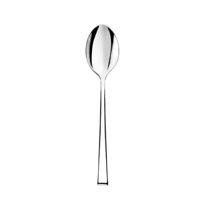 Monix M190004 Pack 12 Cucharas de Postre Acero Inoxidable 18/10 Serie Siena, Pulido Brillante, 186 mm