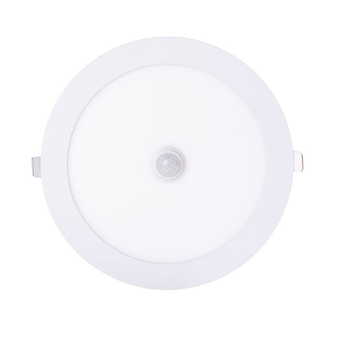 Placa LED 18W 1800Lm 6000K con Sensor PIR de Movimiento 40.000H WR-GP-LZ-3-M-PIR-CW