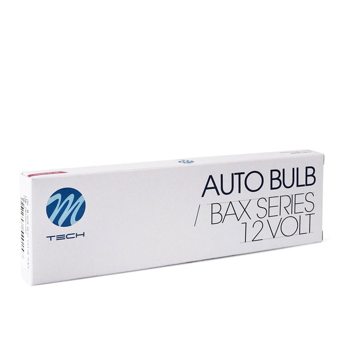 M-Tech Lámpara BAX Blue B8.4D 12V 1.2W Azul 10 Unidades MTECZ56