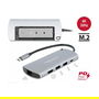 DeLOCK Docking Station USB Type-C con Ranura M.2, HDMI 4K, USB, LAN, Carga PD 3.0 - 62914