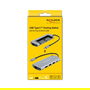 DeLOCK Docking Station USB Type-C con Ranura M.2, HDMI 4K, USB, LAN, Carga PD 3.0 - 62914