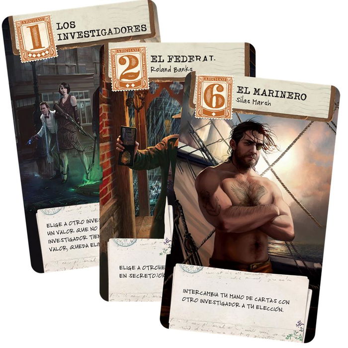 Z-Man Games Lovecraft Letter Juego de Cartas Arkham Horror - Basado en Love Letter - 2-6 Jugadores, 30-45 Min, Español - ZMGLLF0101ES