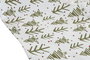 DKD Home Decor Camino de Mesa Navidad Alpina 150 x 50 cm Verde Blanco Algodón Polyester