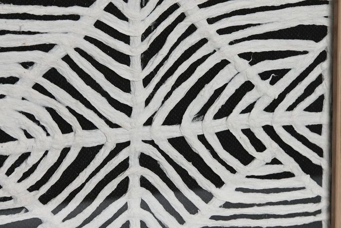 Cuadro Moderno DKD Home Decor Azul Blanco 2 x 22 x 22 cm Set de 4 (2 Unidades)