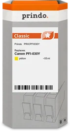 Prindo Classic Cartucho de tinta amarillo compatible con Canon PFI-030Y (3492C001)