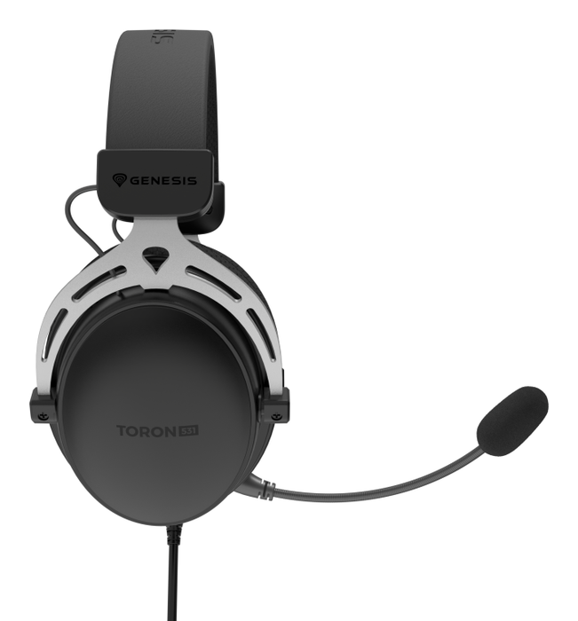 GENESIS Auriculares Gaming Diadema Toron 531 Alámbrico 3,5mm Transductores 50mm Negro