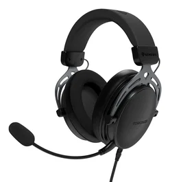 Genesis Auriculares Gaming Toron 531 para PC/Consola/Smartphone - Diadema Circumaural Cerrada con Micrófono Boom Desmontable y Cable de 3.5 mm - Negro