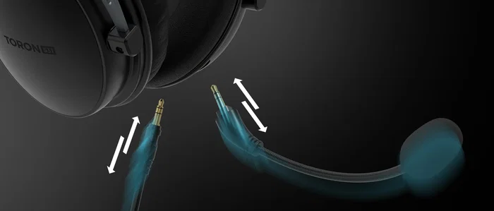 Genesis Auriculares Gaming Toron 531 para PC/Consola/Smartphone - Diadema Circumaural Cerrada con Micrófono Boom Desmontable y Cable de 3.5 mm - Negro