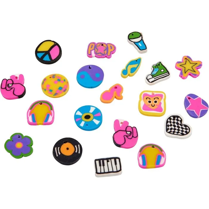 Lexibook LEX3380743110417 Kit para Tejer Pulseras Elásticas de Rock 'n' Roll