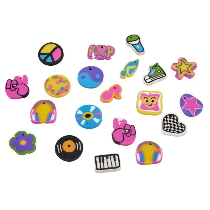 Lexibook LEX3380743110417 Kit para Tejer Pulseras Elásticas de Rock 'n' Roll