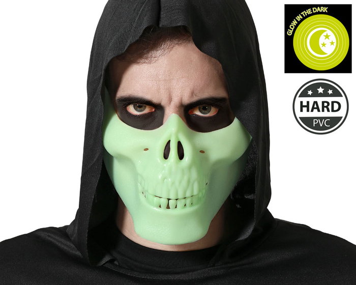 Máscara Halloween Adulto Brillante En La Oscuridad para Hombre Máscara Halloween Adulto Brillante En La Oscuridad para Hombre