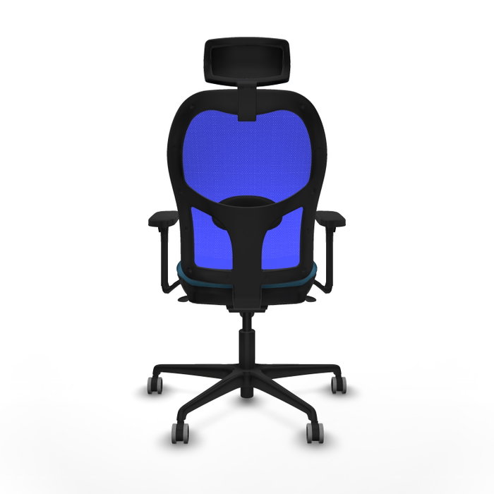 PIQUERAS Y CRESPO Silla de oficina Jorquera con mecanismo Sincro, verde petróleo y azul PIQUERAS Y CRESPO Silla de oficina Jorquera con mecanismo Sincro, verde petróleo y azul