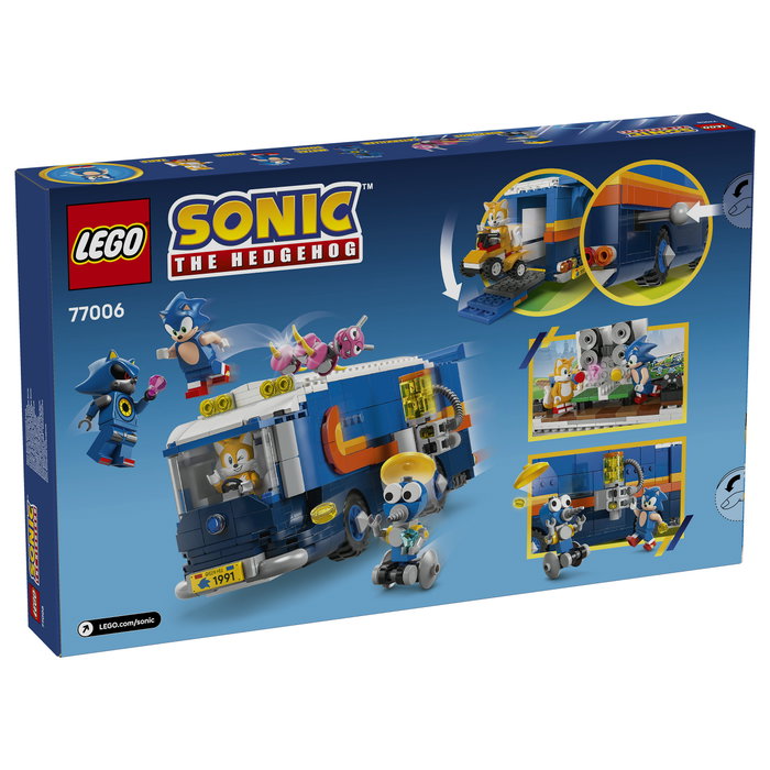 LEGO Sonic the Hedgehog Camión de control del equipo Sonic 77006 LEGO Sonic the Hedgehog Camión de control del equipo Sonic 77006