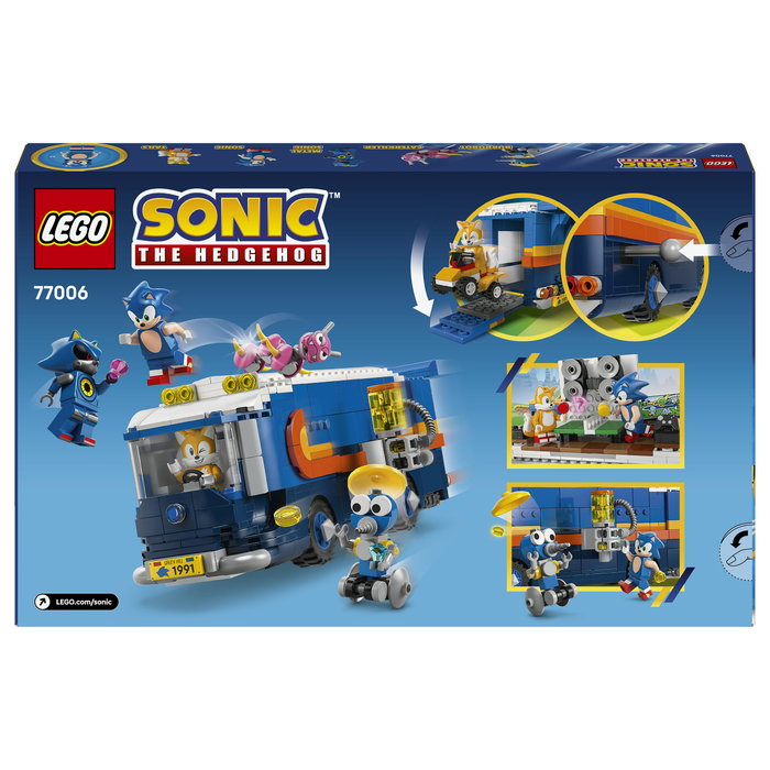 LEGO Sonic the Hedgehog Camión de control del equipo Sonic 77006 LEGO Sonic the Hedgehog Camión de control del equipo Sonic 77006