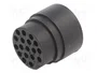 HARTING Conector redondo macho UIC558 de 18 pines