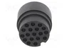 HARTING Conector redondo macho UIC558 de 18 pines