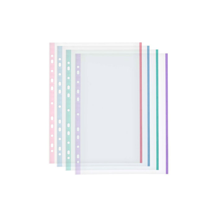 Fundas Pincello Azul Rojo Verde Morado Multicolor A4 Plástico 25 x 0,5 x 31 cm (48 Unidades)