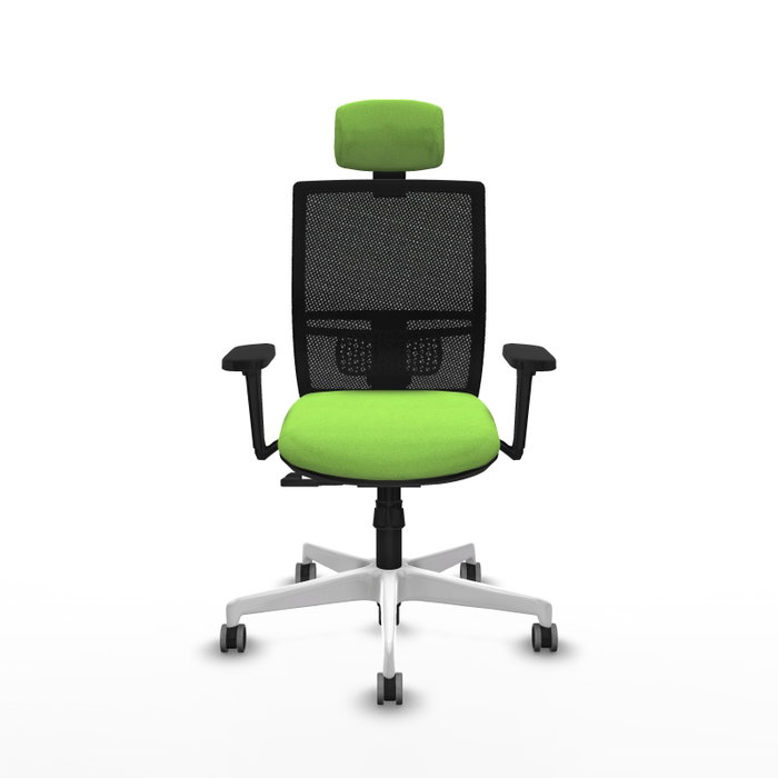 PIQUERAS Y CRESPO Silla de oficina Yunquera con mecanismo Sincro, color Pistacho y Negro PIQUERAS Y CRESPO Silla de oficina Yunquera con mecanismo Sincro, color Pistacho y Negro
