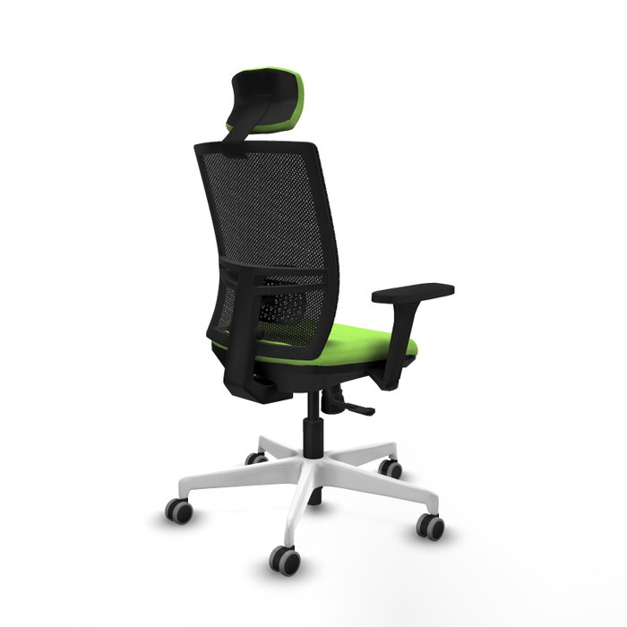 PIQUERAS Y CRESPO Silla de oficina Yunquera con mecanismo Sincro, color Pistacho y Negro PIQUERAS Y CRESPO Silla de oficina Yunquera con mecanismo Sincro, color Pistacho y Negro