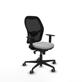 PIQUERAS Y CRESPO Silla de oficina Jorquera Gris claro y Negro