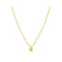Ania Haie Collar N032-01G Under Lock & Key Dorado de Plata de Ley, 40cm