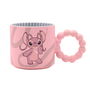 WIDDOP & CO Taza Angel Stitch Disney Cerámica Rosa Caja Regalo