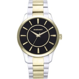 Radiant RA614202 Mallorca 44mm con esfera negra y correa bitono