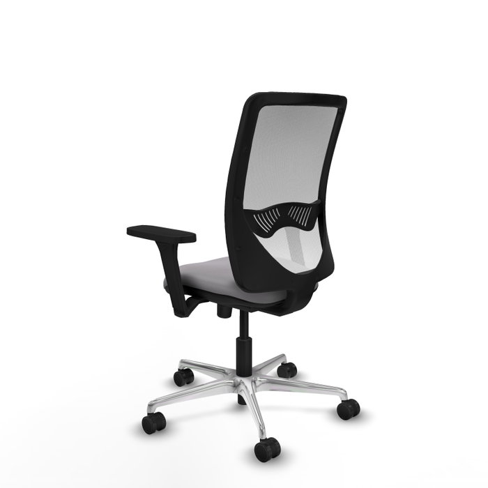 PIQUERAS Y CRESPO Silla de oficina Zulema con mecanismo Sincro, Gris y Blanco PIQUERAS Y CRESPO Silla de oficina Zulema con mecanismo Sincro, Gris y Blanco