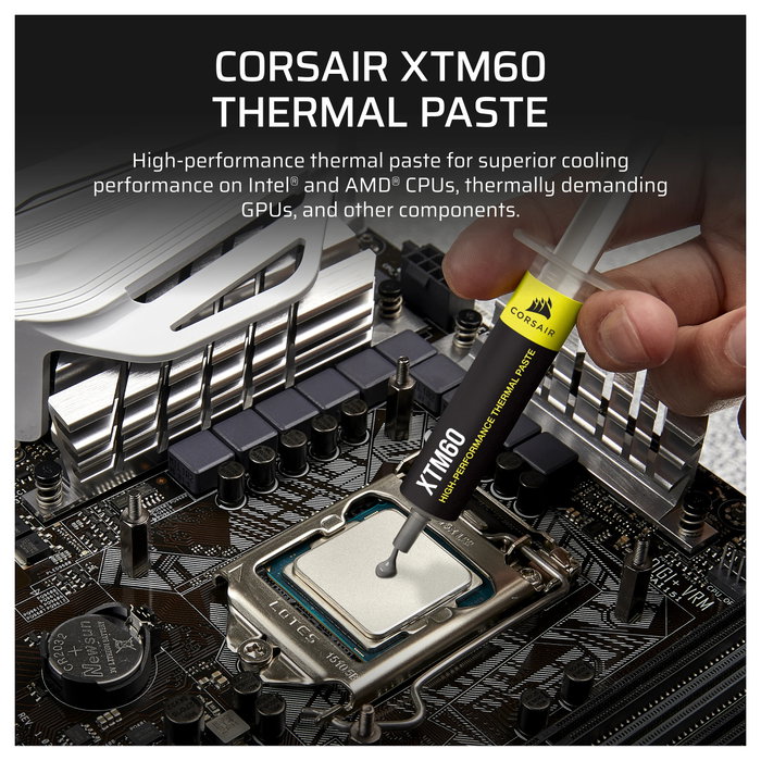 Corsair XTM60 Pasta Térmica de Alto Rendimiento 3g Corsair XTM60 Pasta Térmica de Alto Rendimiento 3g