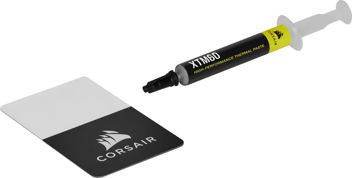 Corsair XTM60 Pasta Térmica de Alto Rendimiento, Conductividad Térmica Superior, para CPU y GPU, Aplicador Incluido, 3 g