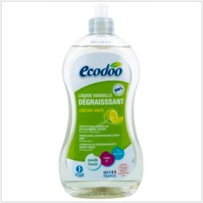 ECODOO Lavavajillas Desengrasante Limón Verde 500Ml Biodegradable