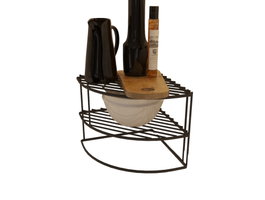 Hermia SM041-B Organizador de Cocina Metálico Duradero para Ollas y Sartenes