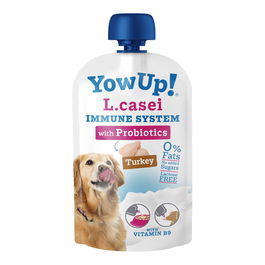 Yow Up! - L.Casei Yow Up Probióticos para Perros - Complemento Alimenticio Fermentado Lácteo Sin Lactosa - Sabor a Pavo - 10 Unidades x 115 gr