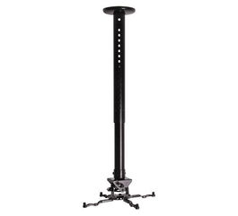 B-Tech Soporte Proyector BT899-AD Ajustable con Micro-Ajuste, Carga Máx. 25kg, Altura 743-1143mm, Negro