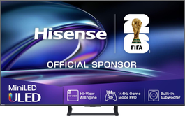 Hisense 65E8Q 65" 4K Ultra HD Smart TV Mini LED con Dolby Vision IQ, 120 Hz, FreeSync Premium, VIDAA OS, Wi-Fi, Negro/Gris